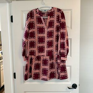 LOFT Geometric Shift Dress